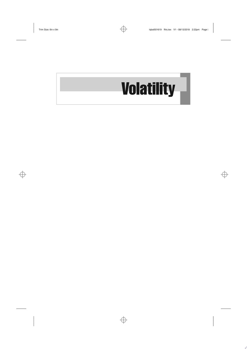 Volatility Practical Options Theory