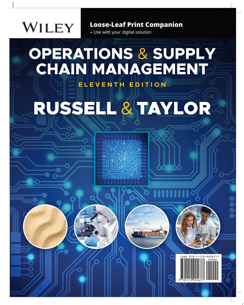 Operations and Supply Chain Management