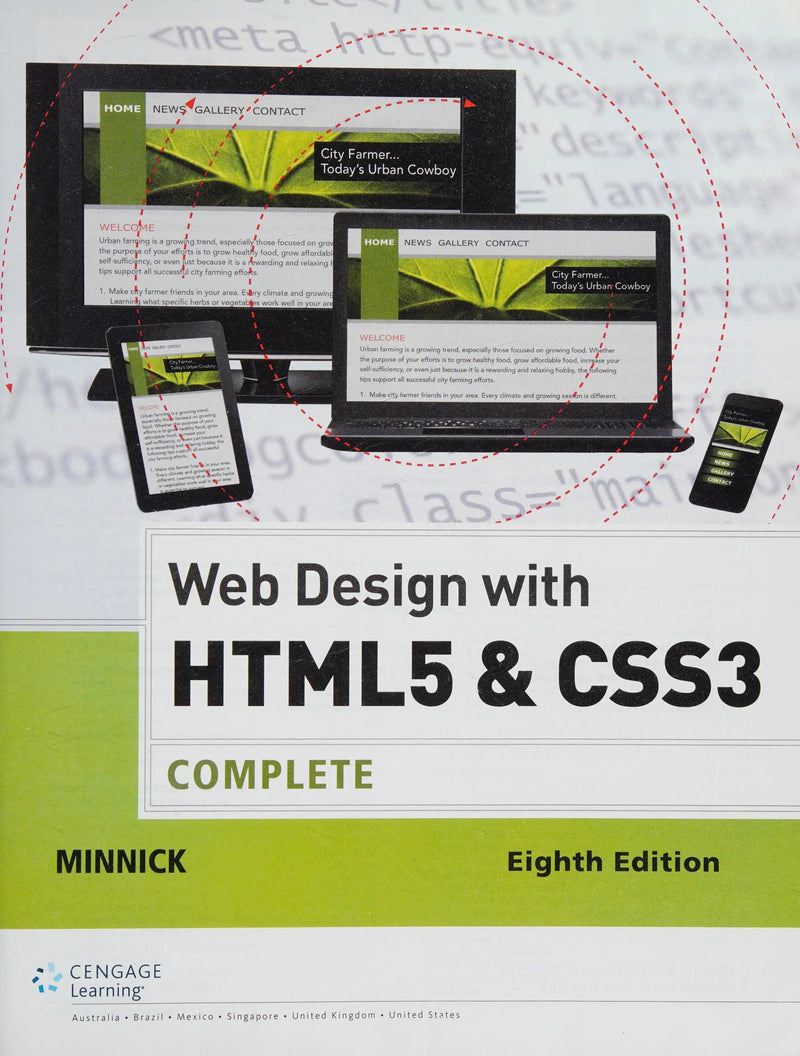 Web Design with HTML & CSS3: Complete by Jessica Minnick