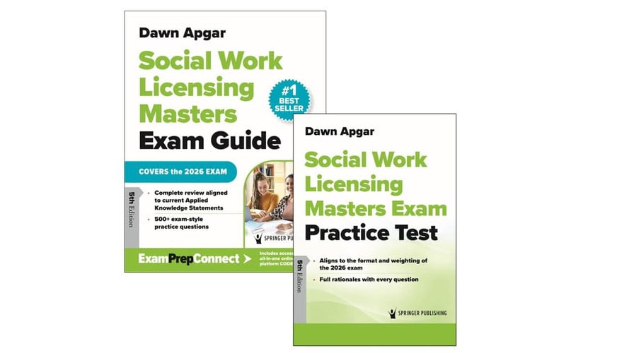 Social Work Licensing Masters Exam Guide and Additional Print Practice Test Set by Apgar PhD  LSW  ACSW, Dawn