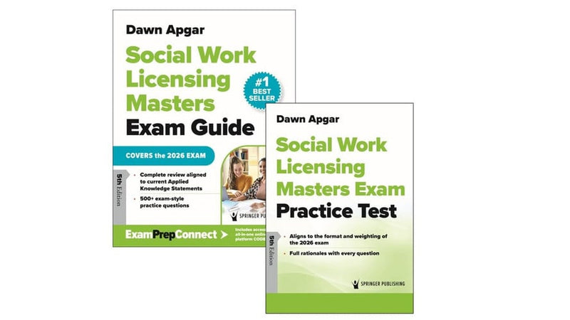 Social Work Licensing Masters Exam Guide and Additional Print Practice Test Set by Apgar PhD  LSW  ACSW, Dawn