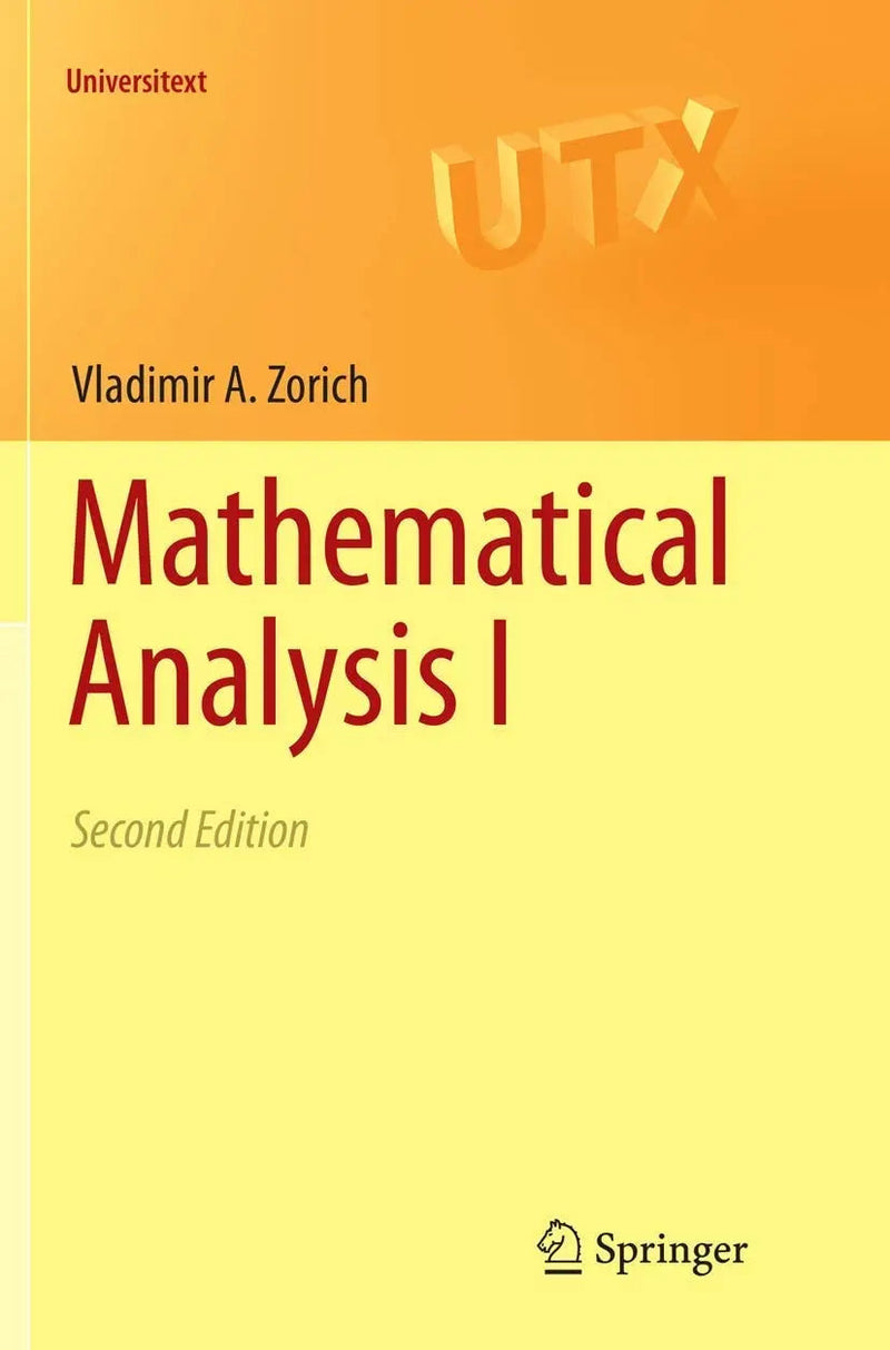 Mathematical Analysis I by V. A. Zorich