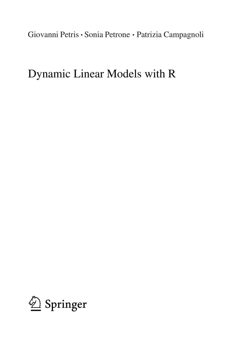 Dynamic Linear Models with R by Giovanni Petris