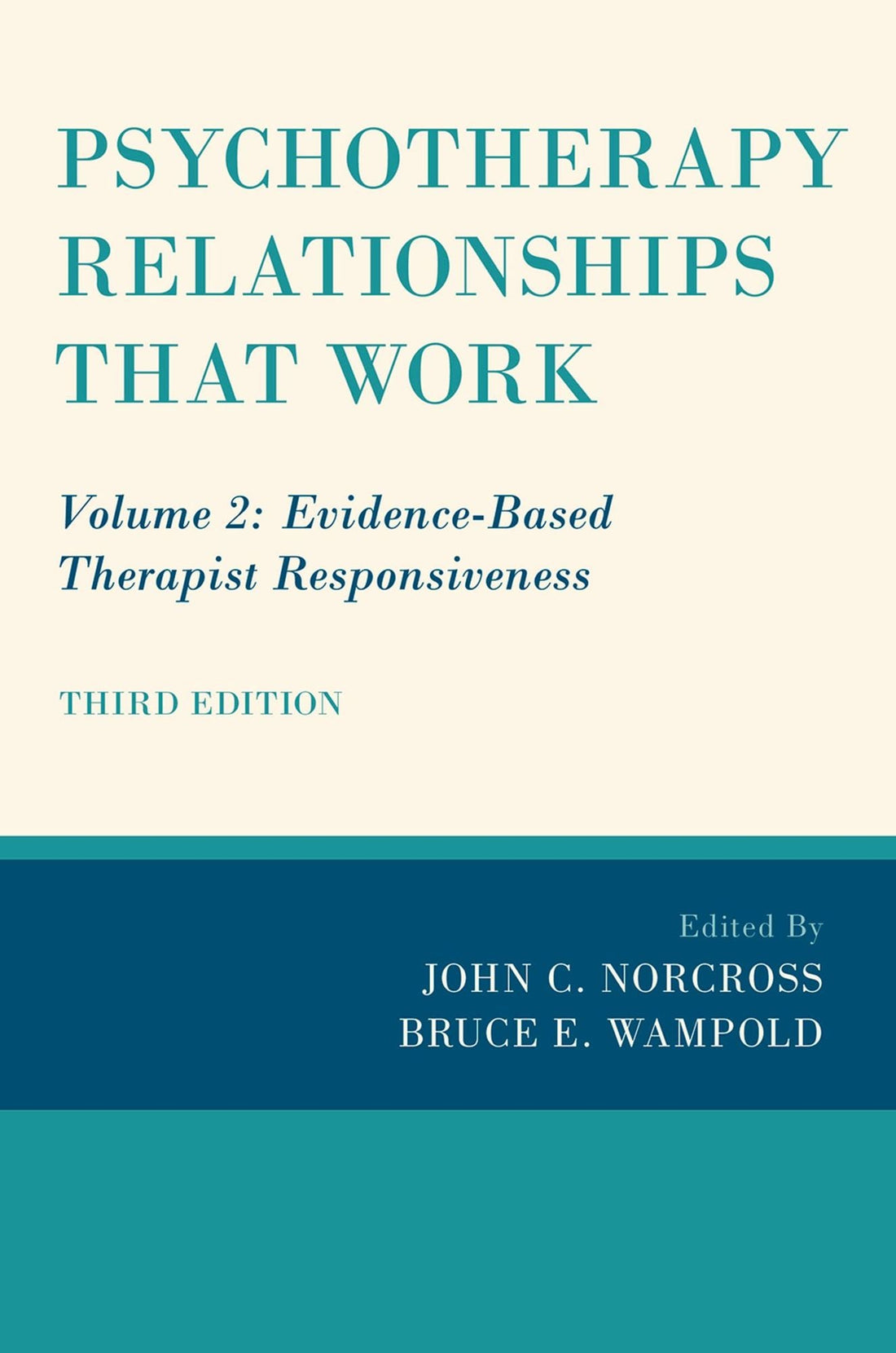 Psychotherapy Relationships that Work: Volume 2: Evidence-Based Therapist Responsiveness