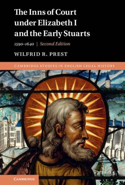 The Inns of Court under Elizabeth I and the Early Stuarts: 1590-1640