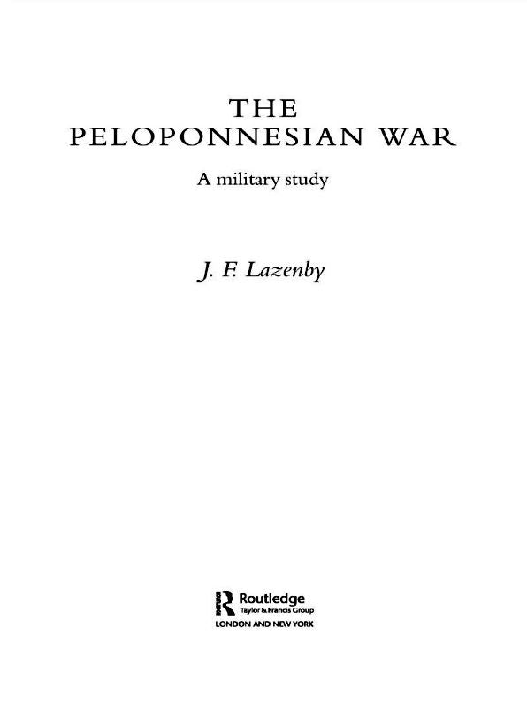 The Peloponnesian War
