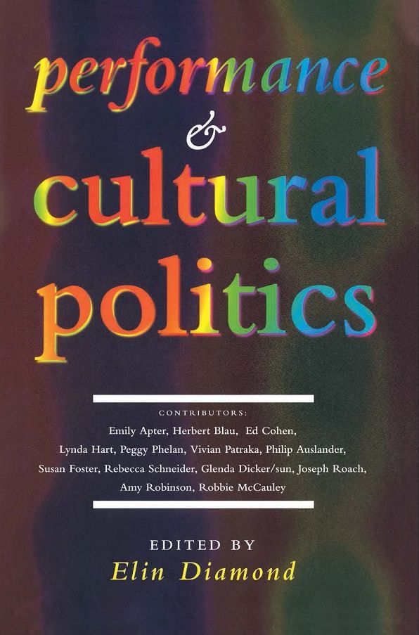 Performance and Cultural Politics