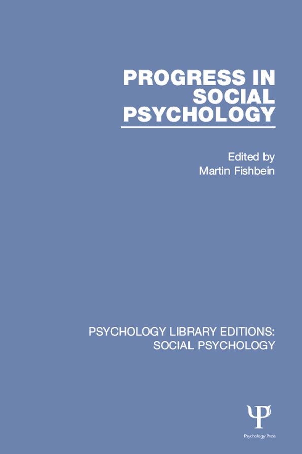 Progress in Social Psychology: Volume 1
