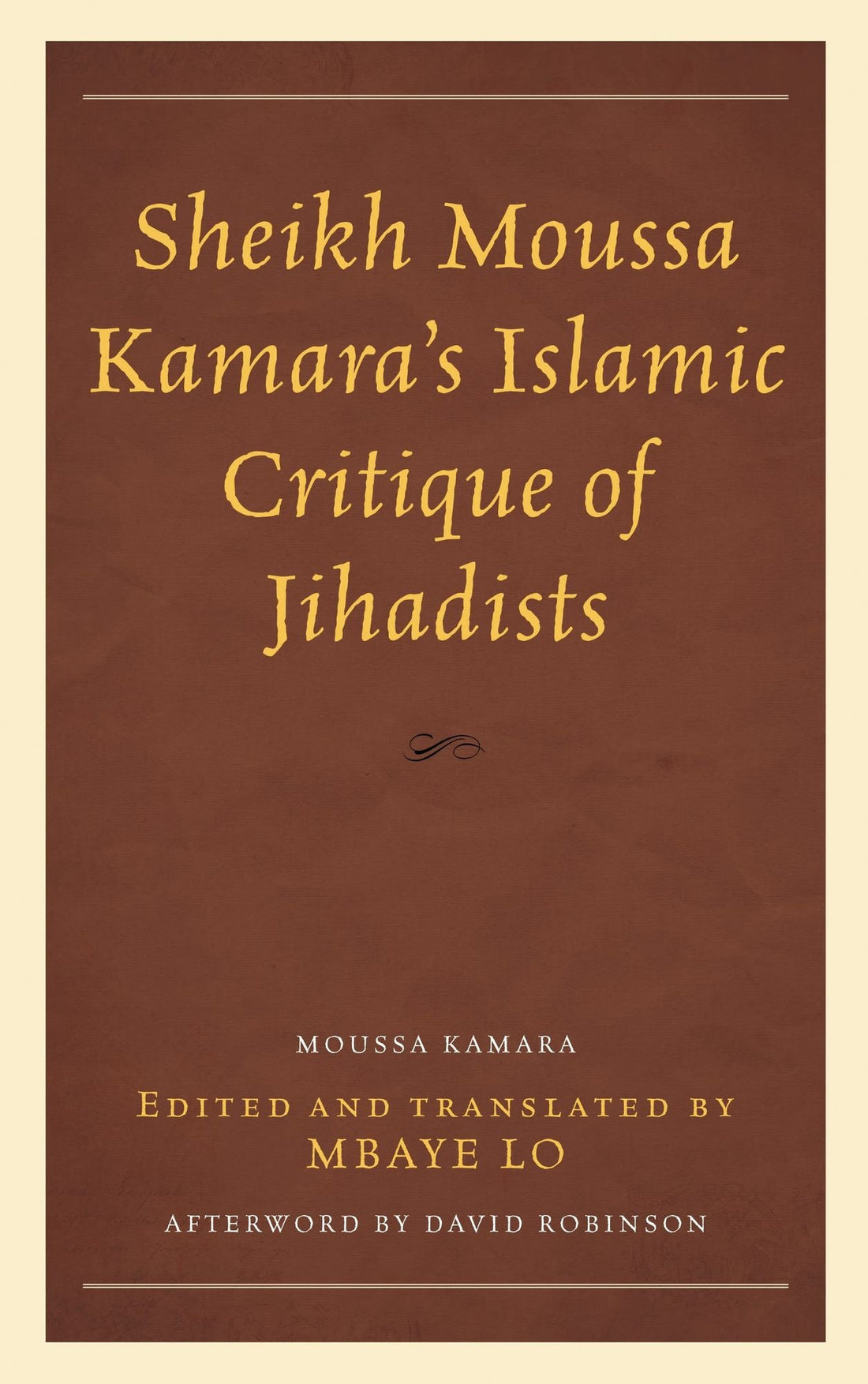 Sheikh Moussa Kamara's Islamic Critique of Jihadists