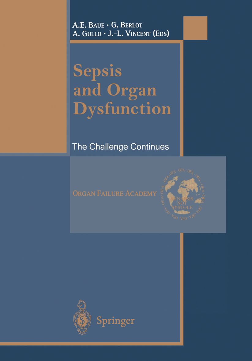 Sepsis and Organ Dysfunction: The Challenge Continues