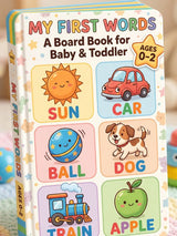 My First Words: A Board Book for Baby & Toddler