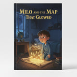 Milo and the Map That Glowed – A Magical Bedtime Adventure Story for Curious Young Minds